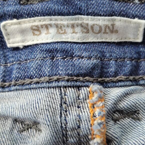 Stetson Hollywood Boot Cut Jean Distressed Size 12 Short - Picture 5 of 10